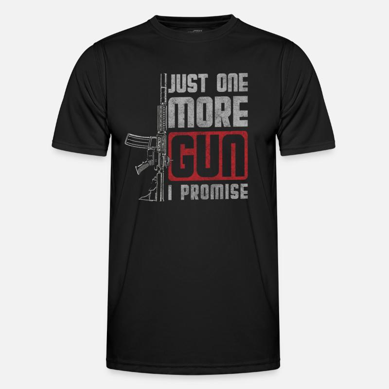 Fusil d’assaut de chasse aux munitions d’armes T-shirt sport Homme