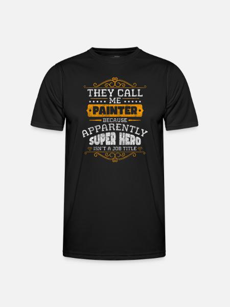 Varnisher Paint Master Painter - Men's Functional T-Shirt - black