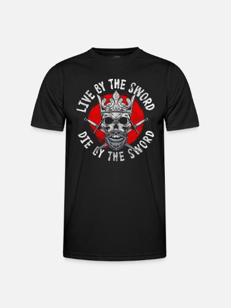 Épéistes, Guerriers, Samouraïs, Épées - T-shirt sport Homme - noir