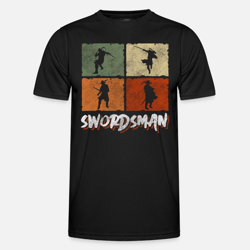 Swordsman Axe Kendo Victory T-shirt sport Homme