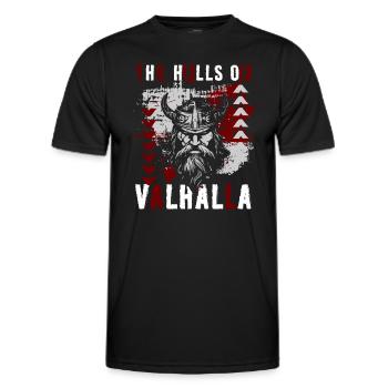 Style Polka Rouge - T-shirt sport Homme - noir - Devant - AI Model Male 178 dark (178cm)