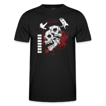 Style Polka Shirt - Männer Funktions-T-Shirt - Schwarz - Vorne - AI Model Male 178 dark (178cm)
