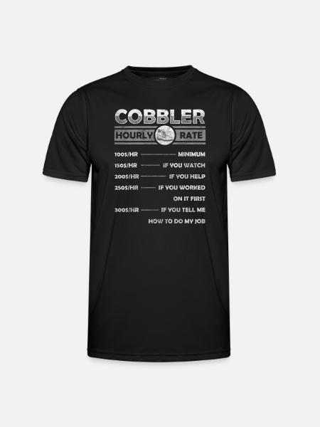 Shoemaker Craftsman Sole - Men's Functional T-Shirt - black