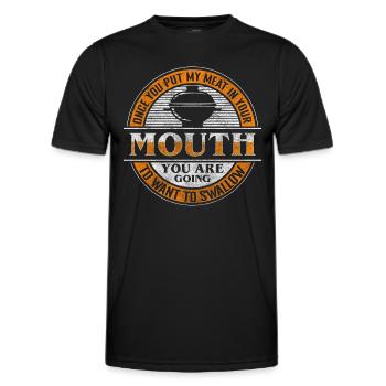 Kochen Gastronomie Lecker Geschmack - Männer Funktions-T-Shirt - Schwarz - Vorne - AI Model Male 178 dark (178cm)