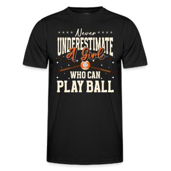 Billiard Spruch Kneipe Sport - Männer Funktions-T-Shirt - Schwarz - Vorne - AI Model Male 178 dark (178cm)