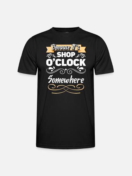 Shop Gift Queen - Men's Functional T-Shirt - black