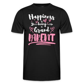 Granny Offspring Grandfather Love - Men's Functional T-Shirt - black - Front - AI Model Male 178 dark (178cm)
