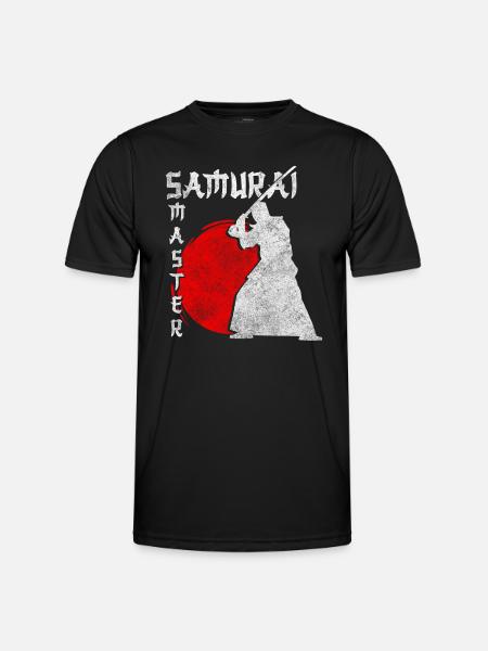 Japan Aikido Courage Ninja - Men's Functional T-Shirt - black