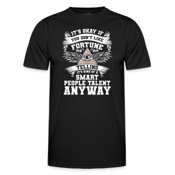 Étoiles psychiques - T-shirt sport Homme - noir - Devant - AI Model Male 178 dark (178cm)