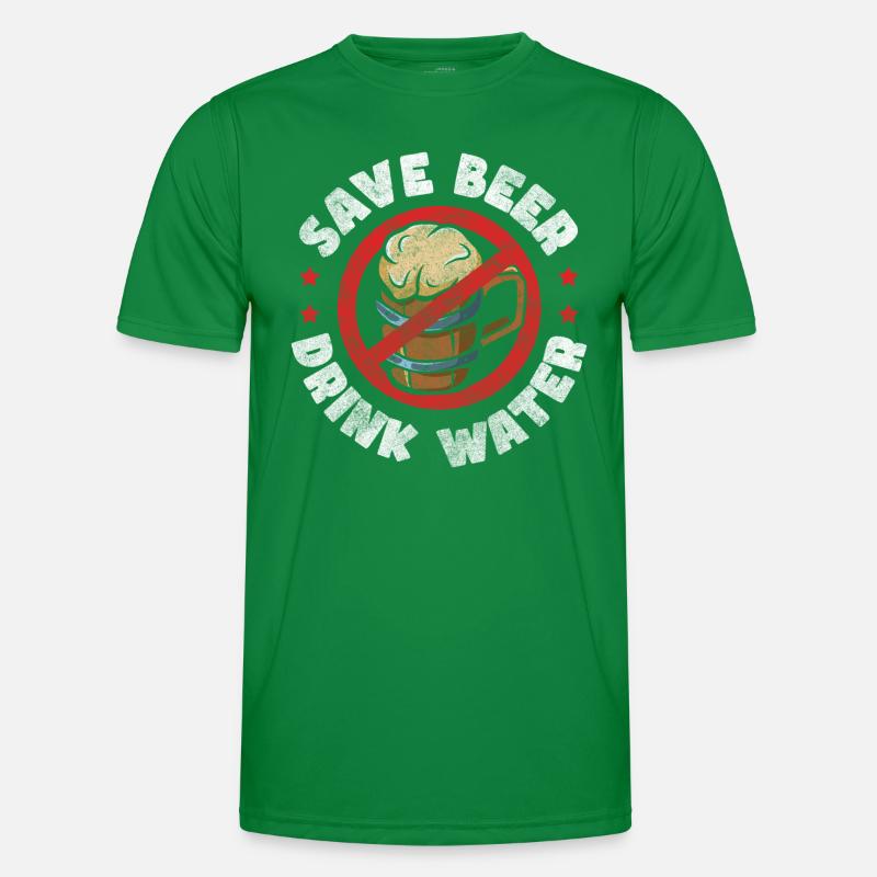 Beer Alcoholics Reason Motivation Men's Functional T-Shirt