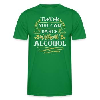 Santé liée à l’alcool - T-shirt sport Homme - vert - Devant - AI Model Male 178 dark (178cm)