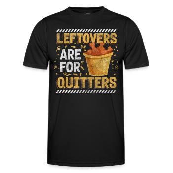 Buffet Drinks Menu - Men's Functional T-Shirt - black - Front - AI Model Male 178 dark (178cm)
