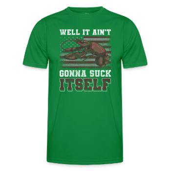 Buffet Restaurant Menu - T-shirt sport Homme - vert - Devant - AI Model Male 178 dark (178cm)