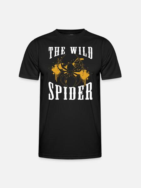Cobweb, Nature, Fishnet, Silk Threads - Men's Functional T-Shirt - black