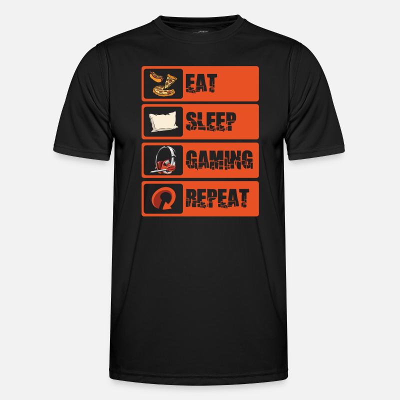 PC E-Sports Keyboard Gamepad Men's Functional T-Shirt
