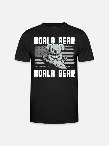 Koala Sweet Forest - Men's Functional T-Shirt - black