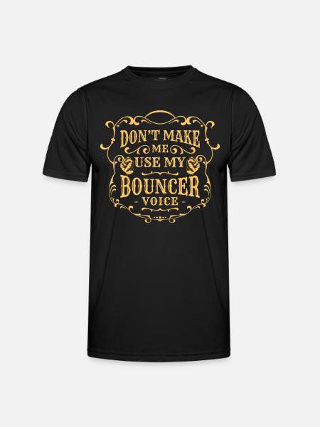 Security Service Bodyguard Guard Entry - Men's Functional T-Shirt - black