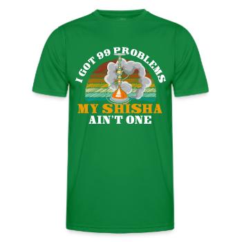 Wasserpfeife Rauchen Pfeife Orientalisch - Männer Funktions-T-Shirt - Kelly Green - Vorne - AI Model Male 178 dark (178cm)