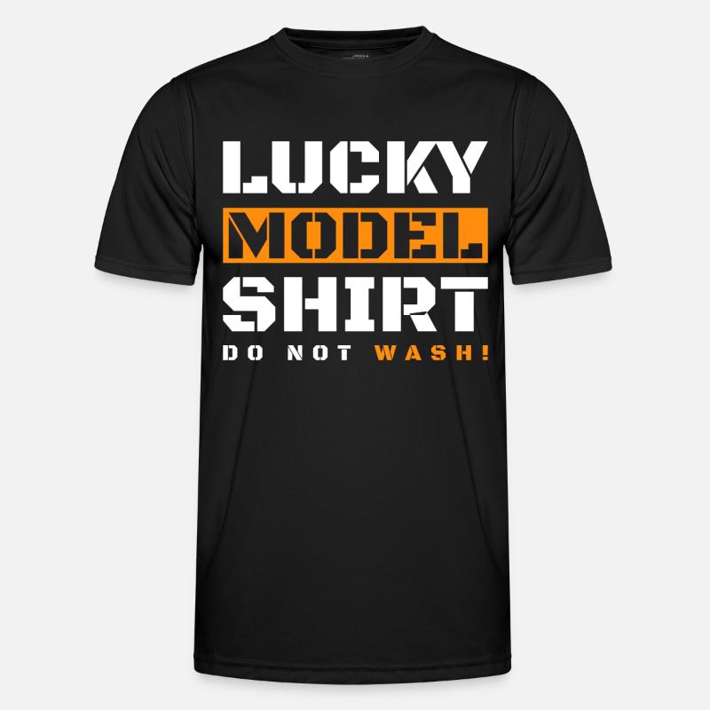 Model Ship Captain Anchor - Men's Functional T-Shirt - black