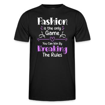 Défilé de shopping pour les amateurs de mode - T-shirt sport Homme - noir - Devant - AI Model Male 178 dark (178cm)