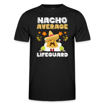 Lifeguard Swimming Instructor - Men's Functional T-Shirt - black - Front - AI Model Male 178 dark (178cm)