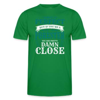 Les forestiers chassent les forestiers - T-shirt sport Homme - vert - Devant - AI Model Male 178 dark (178cm)