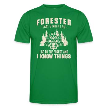Forestier Chasseurs Forestier - T-shirt sport Homme - vert - Devant - AI Model Male 178 dark (178cm)