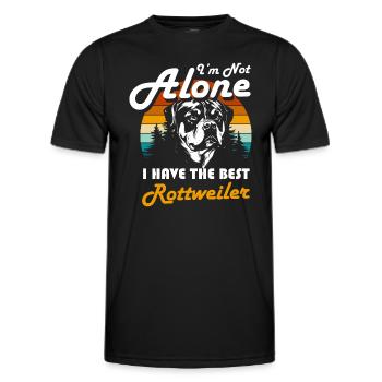 Chien Chien Chien Amour - T-shirt sport Homme - noir - Devant - AI Model Male 178 dark (178cm)