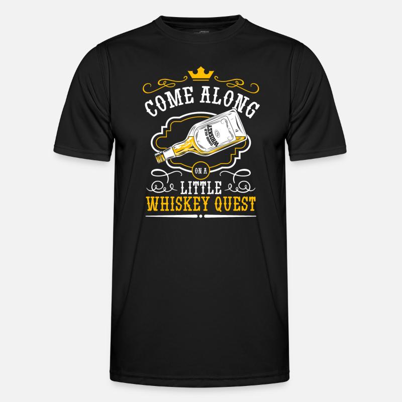 Rum Drinking Drinkers - Men's Functional T-Shirt - black