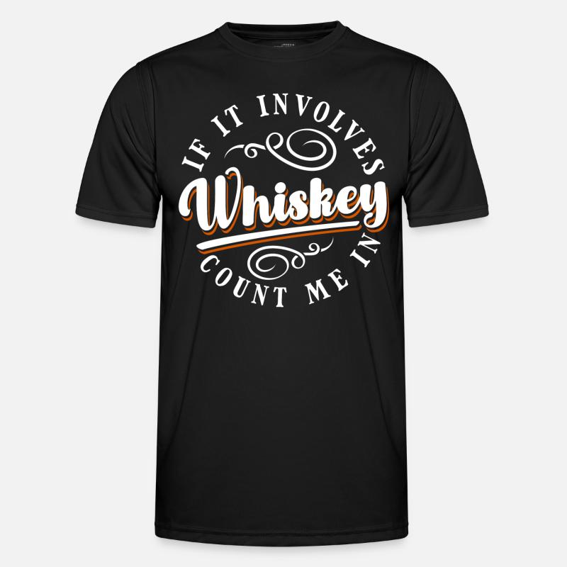 Rum Bartender Drinker Frenzy - Men's Functional T-Shirt - black