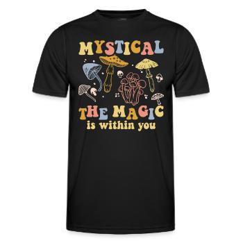 Dream Catcher Mystical Dreams - Men's Functional T-Shirt - black - Front - AI Model Male 178 dark (178cm)