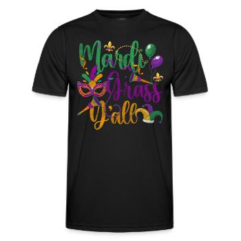 Parade Party Colorful Beads - Men's Functional T-Shirt - black - Front - AI Model Male 178 dark (178cm)