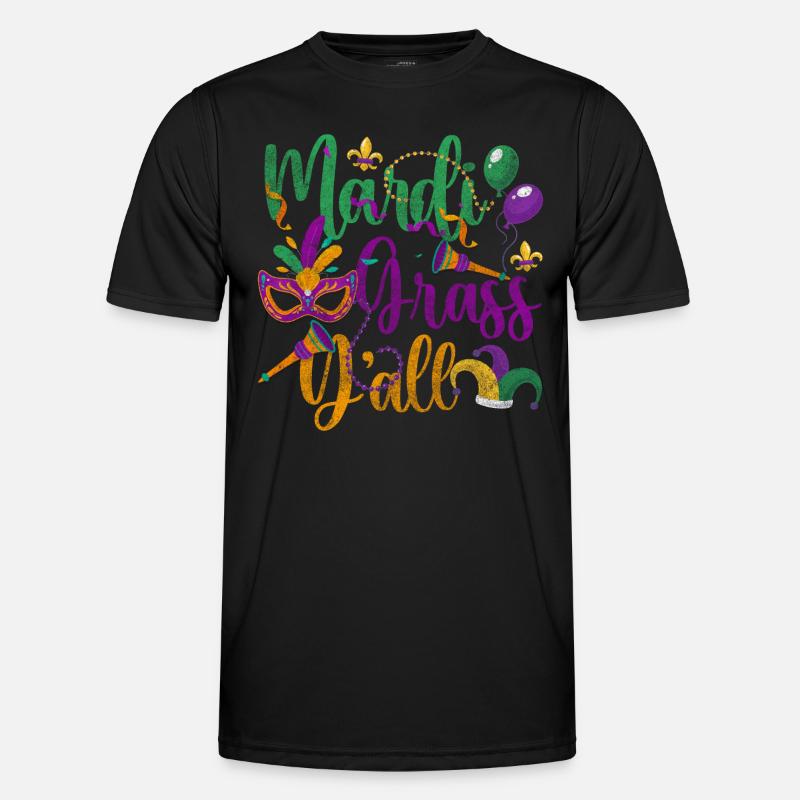 Parade Party Colorful Beads Men's Functional T-Shirt