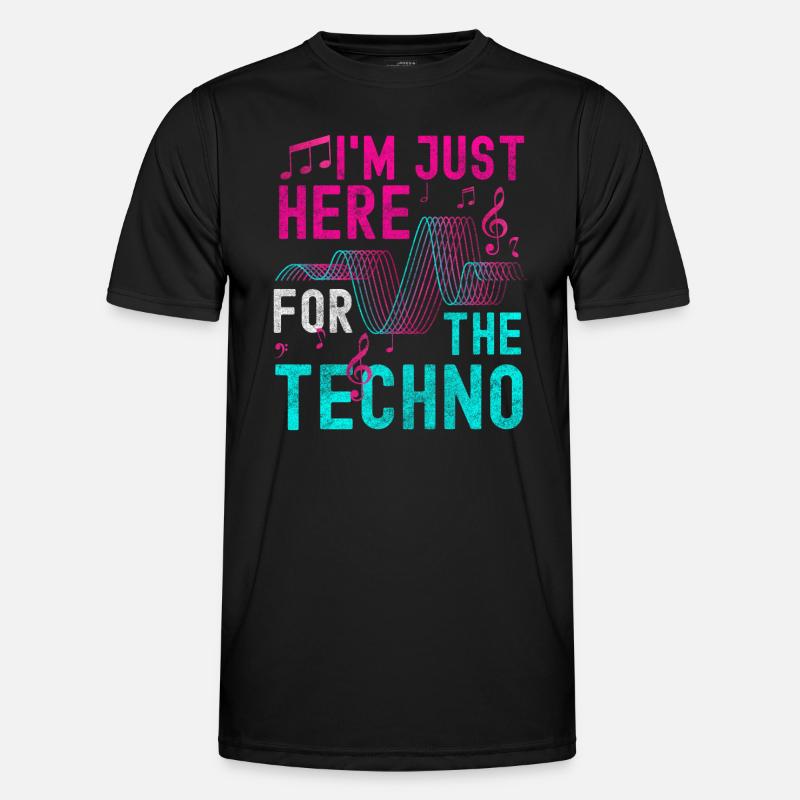 Techno Electro Dancing Jumpstyle Men's Functional T-Shirt