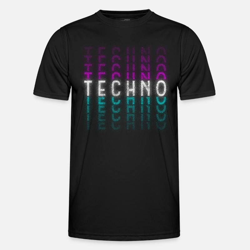 Techno Festival Dubstep Jumpstyle Men's Functional T-Shirt