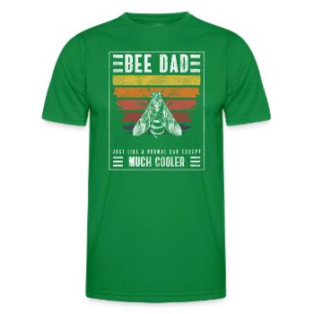 Honigbiene Hummel Weltenretter Bienchen - Männer Funktions-T-Shirt - Kelly Green - Vorne - AI Model Male 178 dark (178cm)