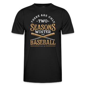 Sport Ball Spiel Catcher - Männer Funktions-T-Shirt - Schwarz - Vorne - AI Model Male 178 dark (178cm)