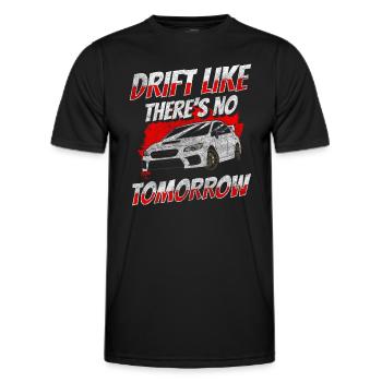 Drifting Street Racing - Men's Functional T-Shirt - black - Front - AI Model Male 178 dark (178cm)