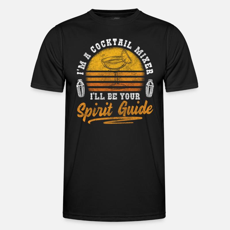 Blender Drinks Drinker Rum - Men's Functional T-Shirt - black