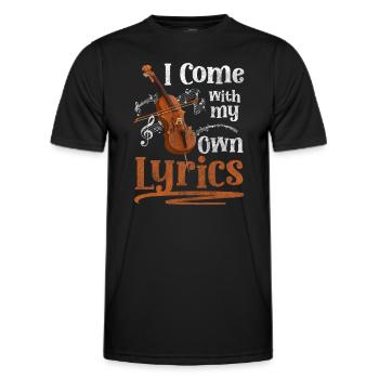 Musicien de rue Instrument Divertissement Comédie musicale - T-shirt sport Homme - noir - Devant - AI Model Male 178 dark (178cm)