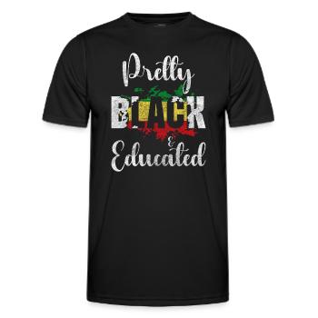 Afrique Serengeti Conservation Éléphant - T-shirt sport Homme - noir - Devant - AI Model Male 178 dark (178cm)