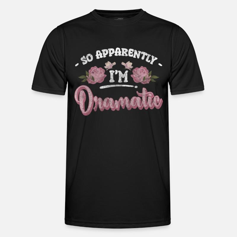 Dramaqueen female mimimi - Men's Functional T-Shirt - black