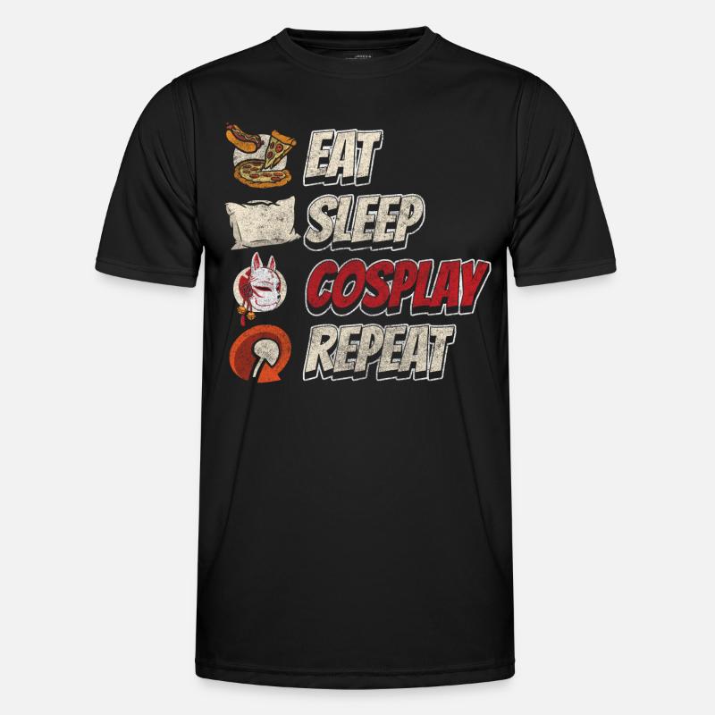Cosplay Hobby Gaming Cute - Men's Functional T-Shirt - black
