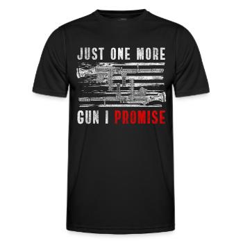 Waffe Sportschütze Munition Schießsport - Männer Funktions-T-Shirt - Schwarz - Vorne - AI Model Male 178 dark (178cm)