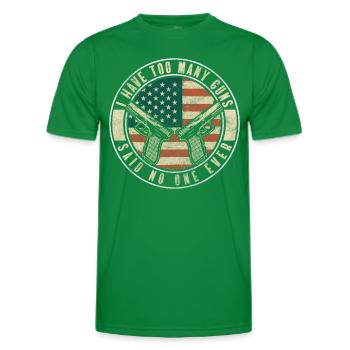 Weapon Club - Men's Functional T-Shirt - kelly green - Front - AI Model Male 178 dark (178cm)