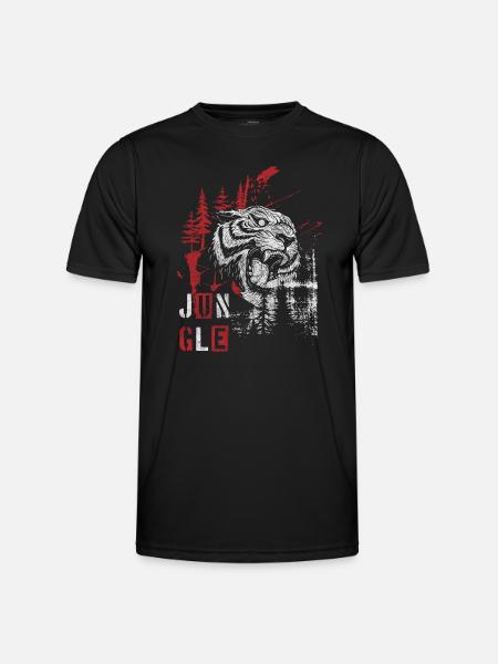 Style Modern Red Polka - Men's Functional T-Shirt - black