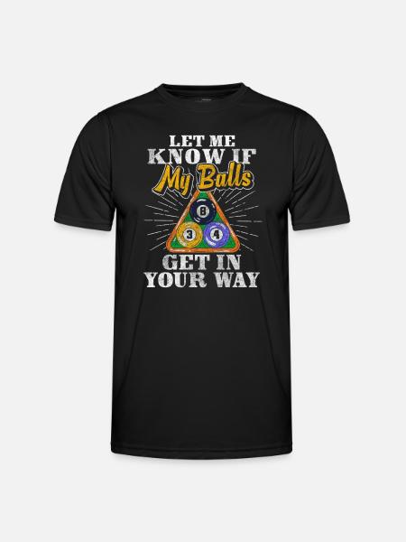 Pool Professional Winner - Men's Functional T-Shirt - black