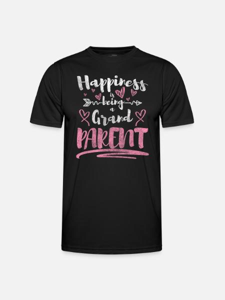 Oma Nachwuchs Liebe Großmutter - Männer Funktions-T-Shirt - Schwarz