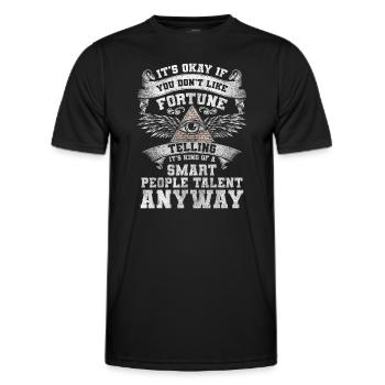 Wahrsager Horoskop Spirituell Schicksal - Männer Funktions-T-Shirt - Schwarz - Vorne - AI Model Male 178 dark (178cm)