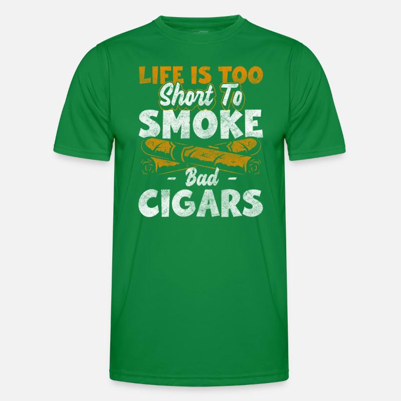 Smoker Hemp Addiction Men's Functional T-Shirt